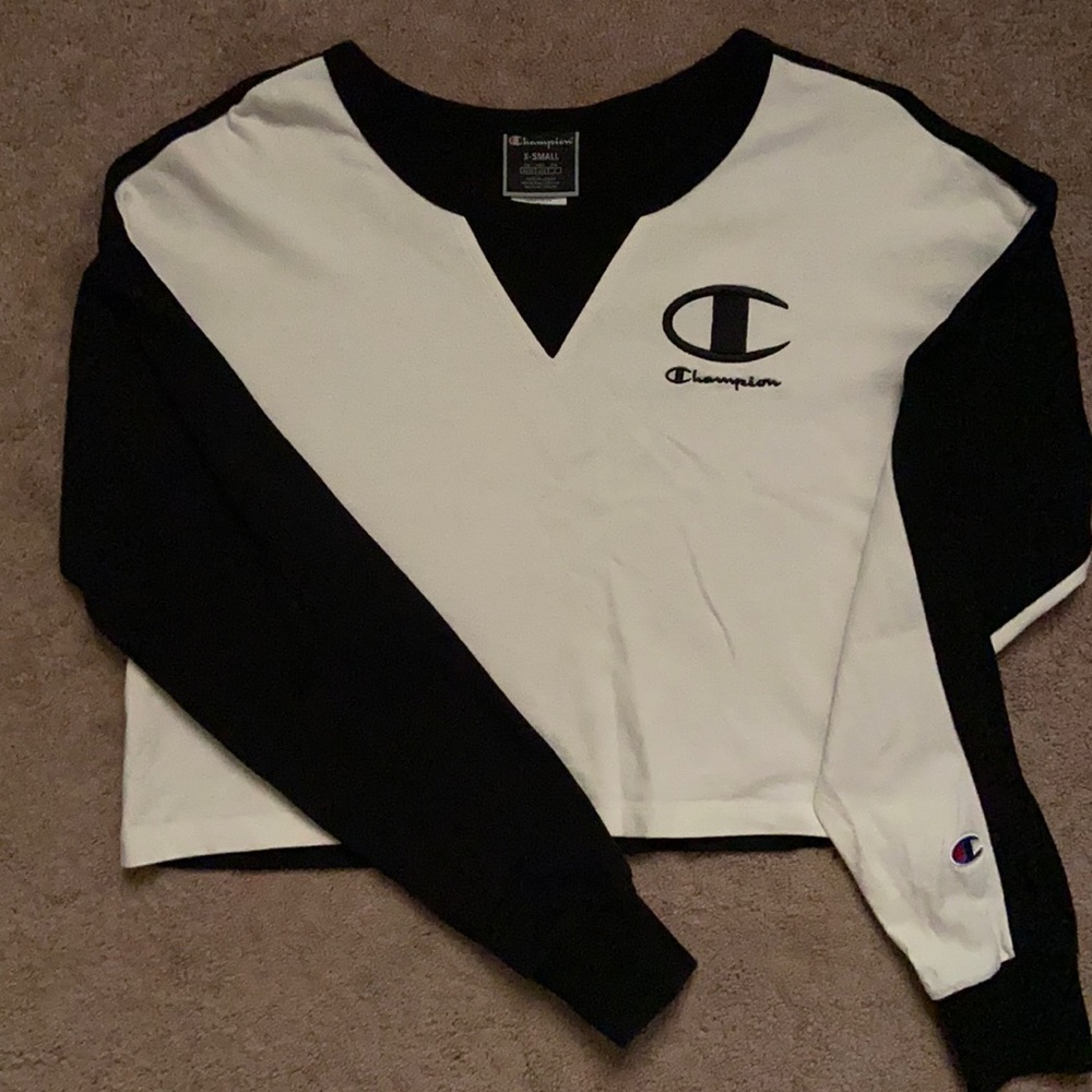 Champion cropped long sleeve top